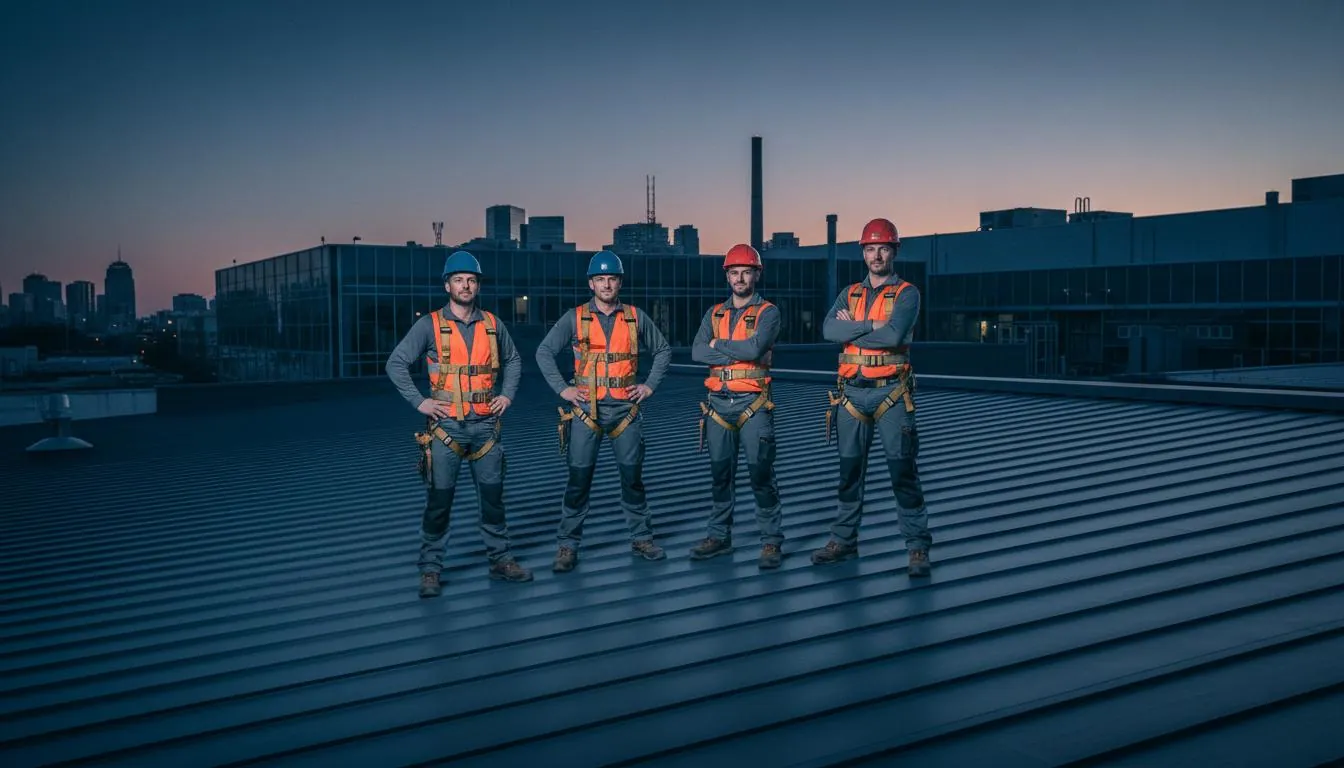 Our professional roofing team